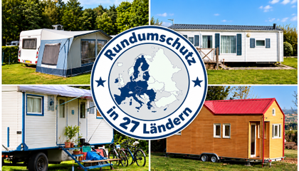 Dauercampingversicherung in allen EU-Ländern * Sonderkonzept von CampingAssec